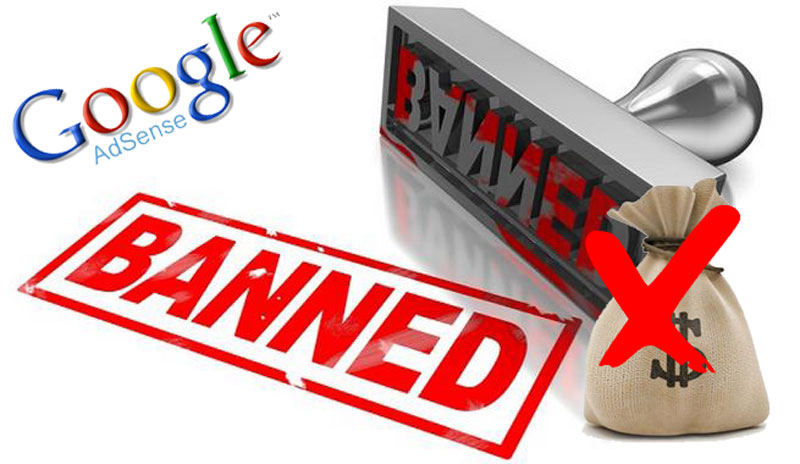 adsense di banned