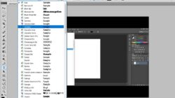 cara menambah font di photoshop